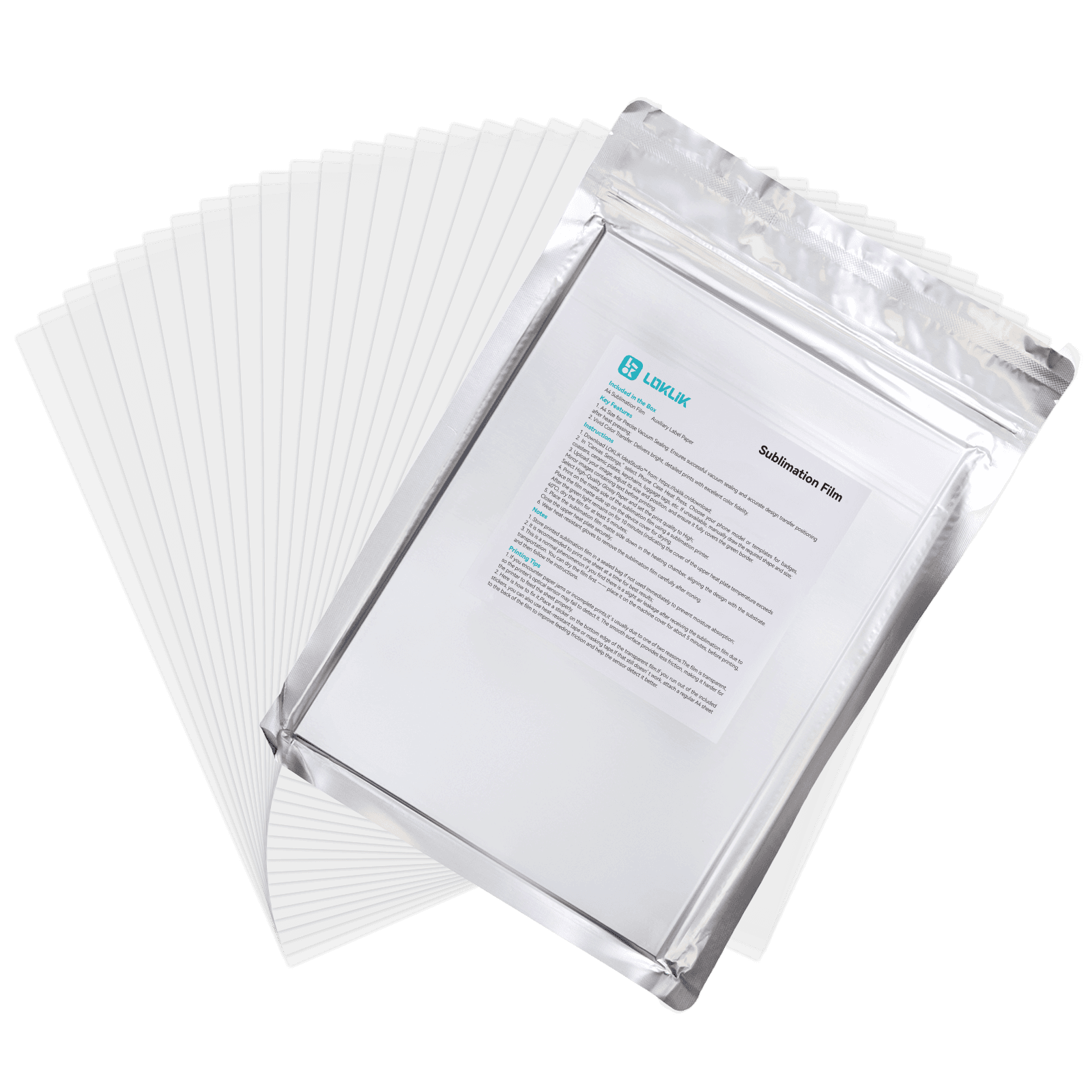 Loklik Sublimation Film For Phone Case - 20 Pieces