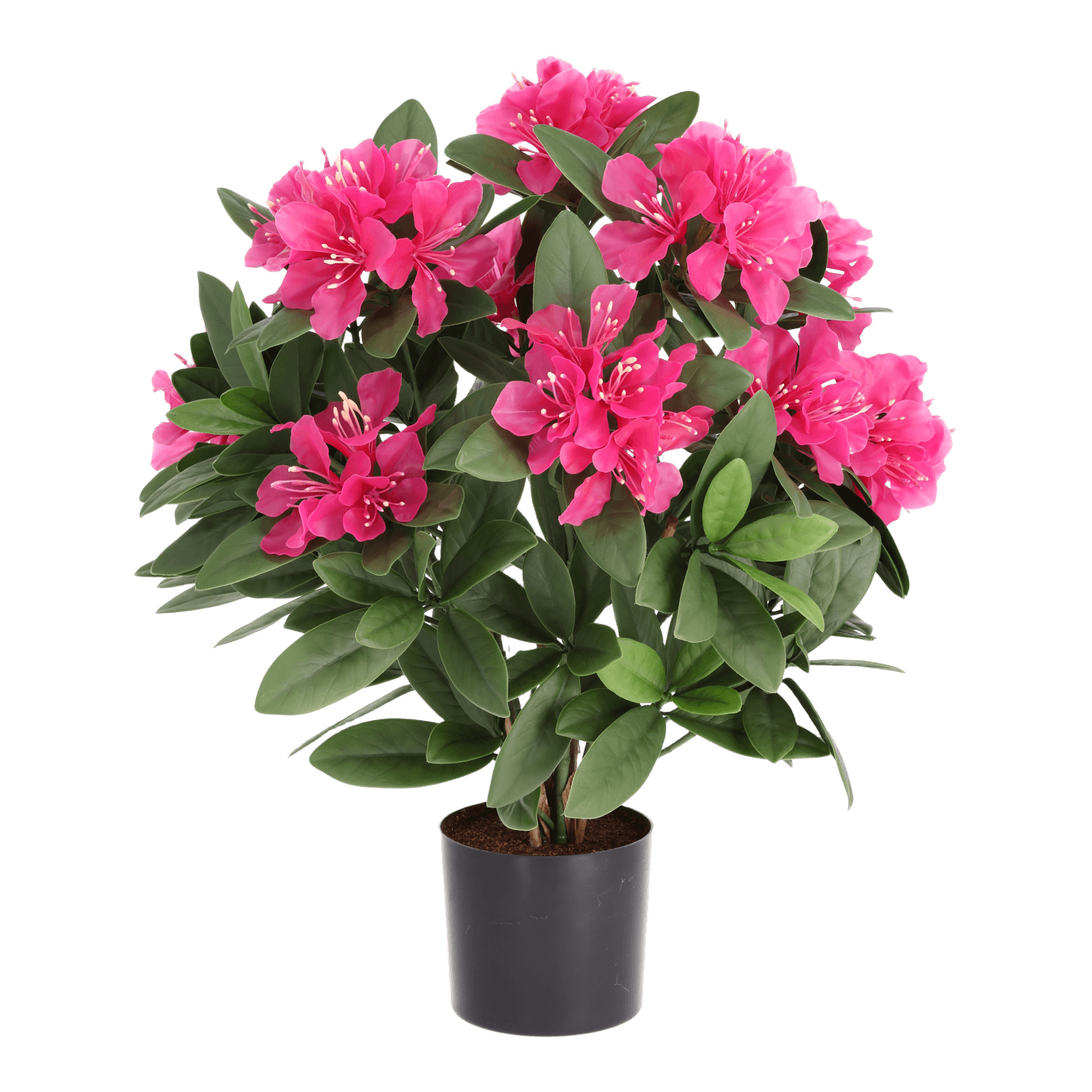 Rhododendron Kunstplant 55cm in pot Cerise UV
