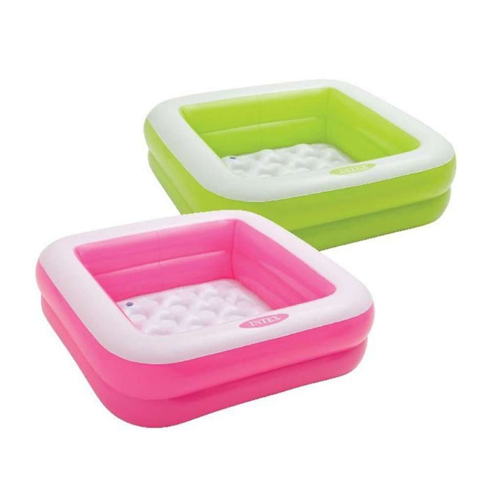 Intex 57100NP Babybadje 85x85x23 cm Assorti + Reparatiesetje
