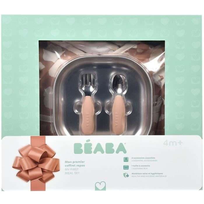 Cadeaupakket voor de eerste maaltijd - BEABA - Savannah Bloom