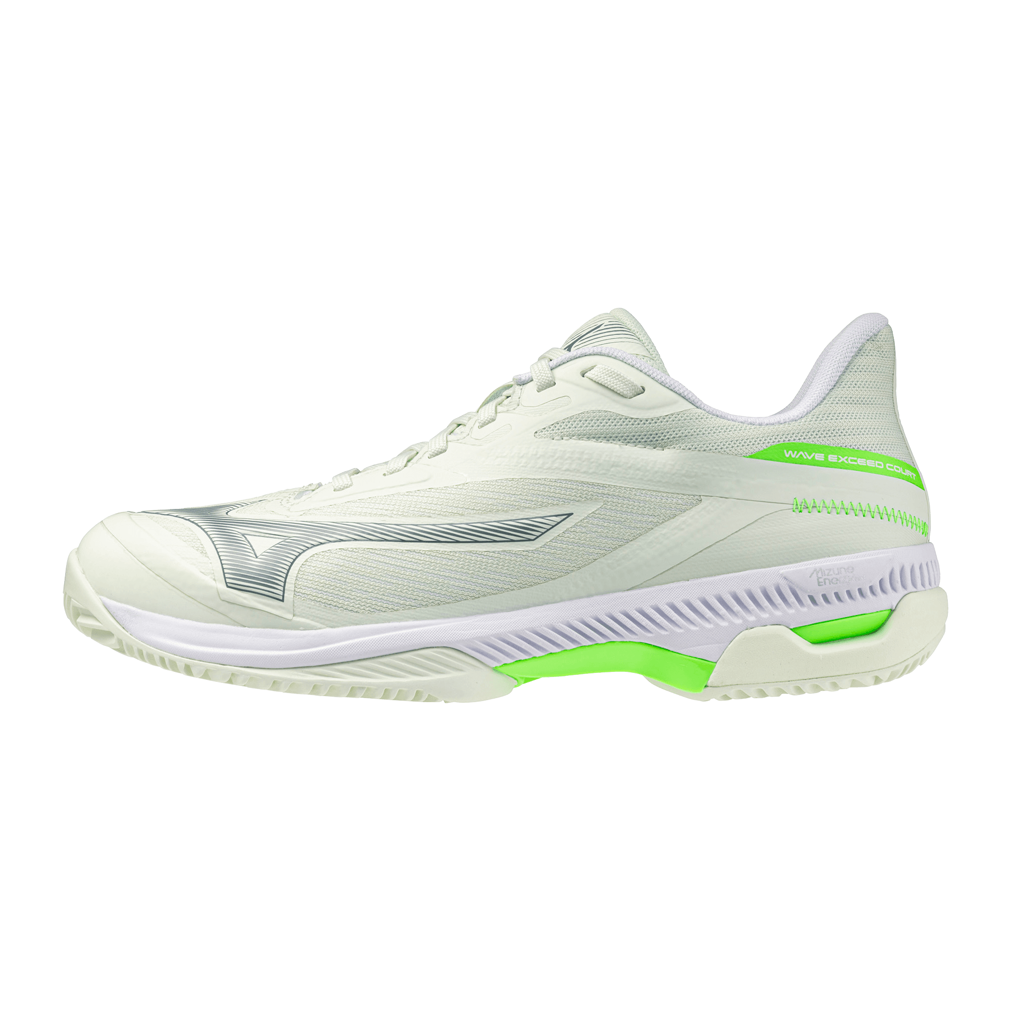 Mizuno WAVE EXCEED COURT PADEL Phantom Green/White/Glowing Ap Women 41