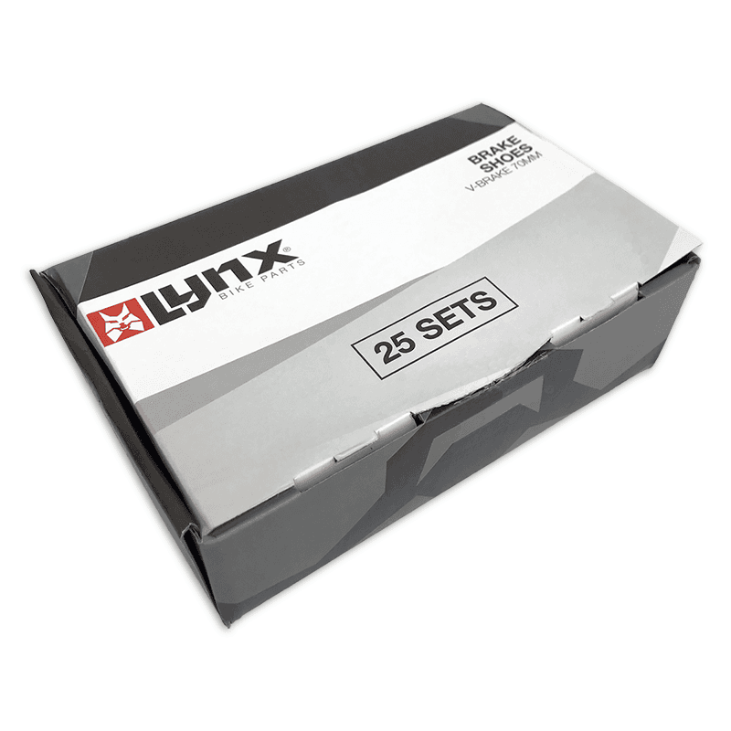 Lynx V-brake remschoenen 72 mm 25 sets