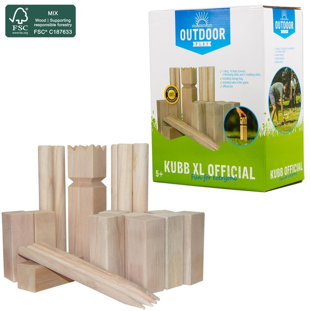 Outdoor Play - Kubb XL - Houten Werpspel