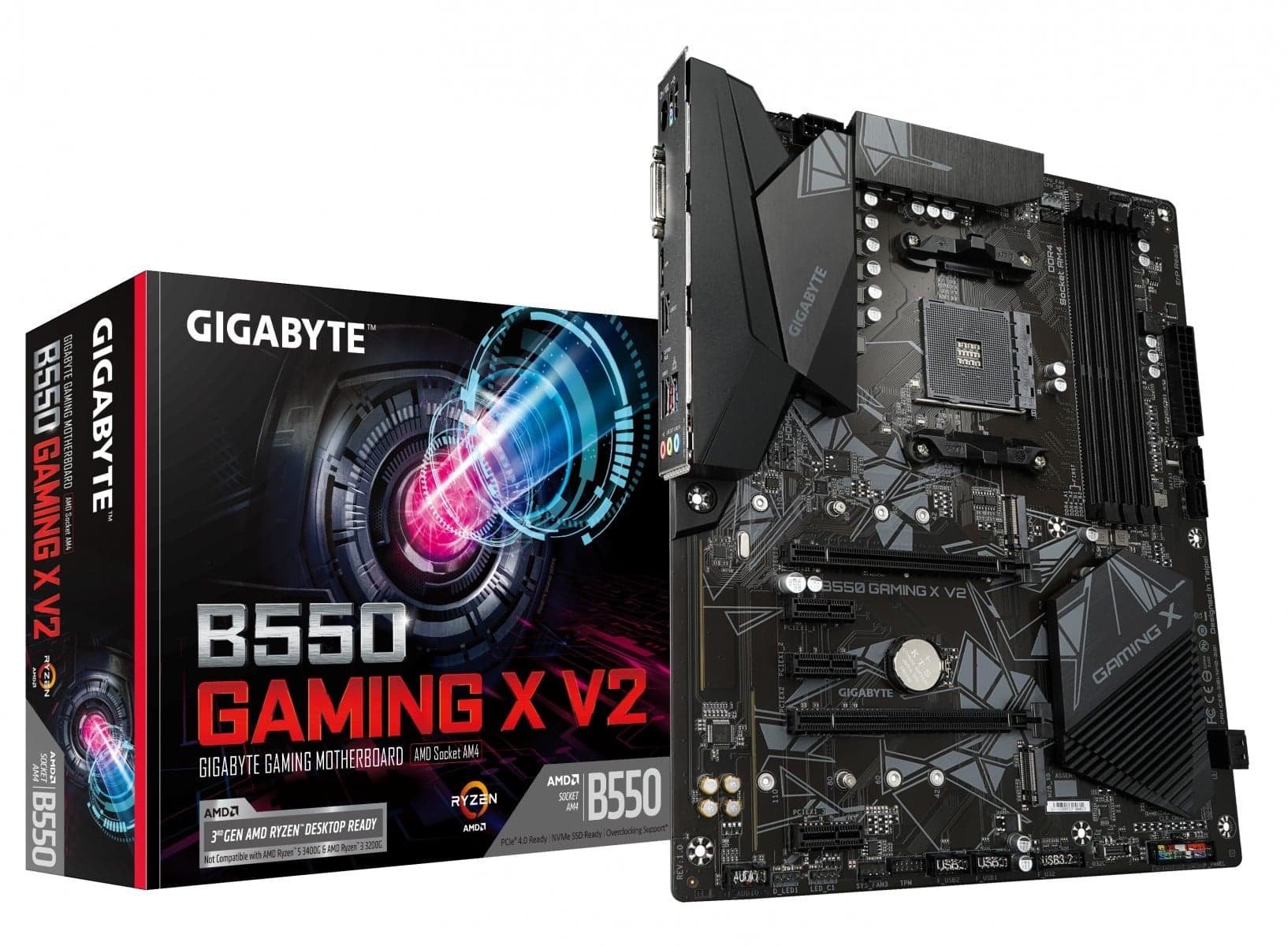 Gigabyte B550 Gaming X V2 AMD B550 Socket AM4 ATX B550 GAMING X V2