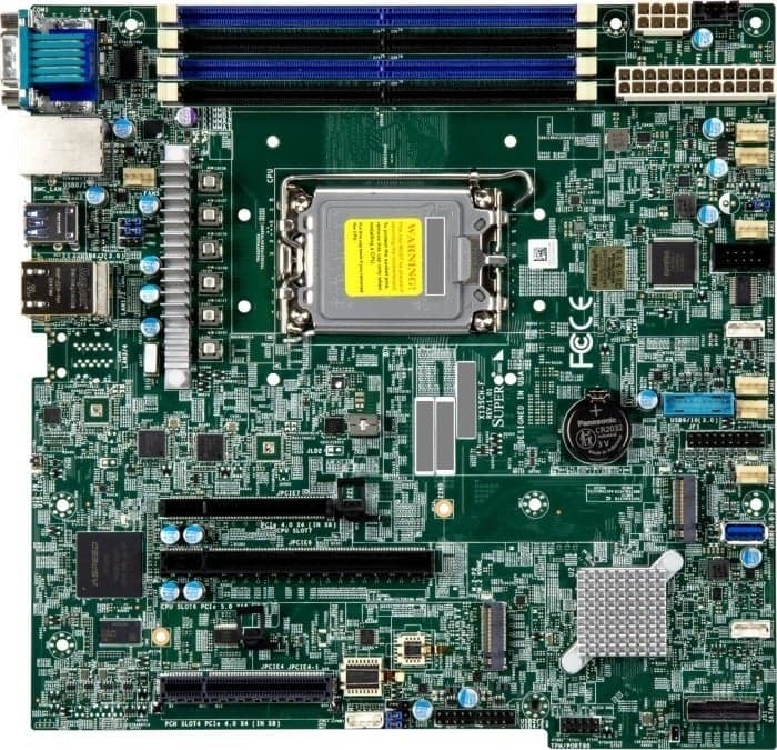 Supermicro moederbord MBD-X13SCH-F-B Socket V0 microATX MBD-X13SCH-F-B