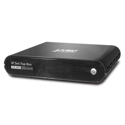 PLANET ITB-3001 TV set-top box IPTV Full HD Zwart ITB-3001