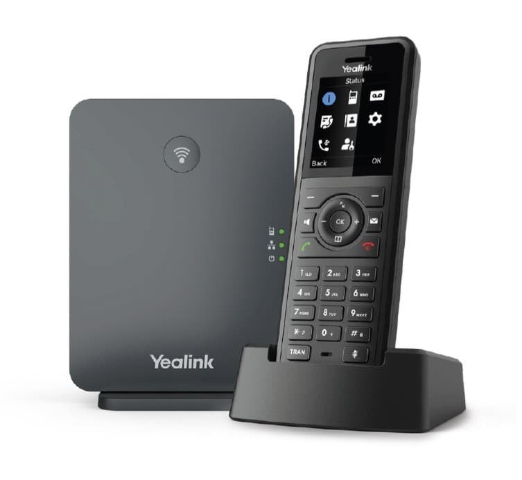 Yealink W77P Draadloze IP-telefoon met TFT-display en 1000 W77P