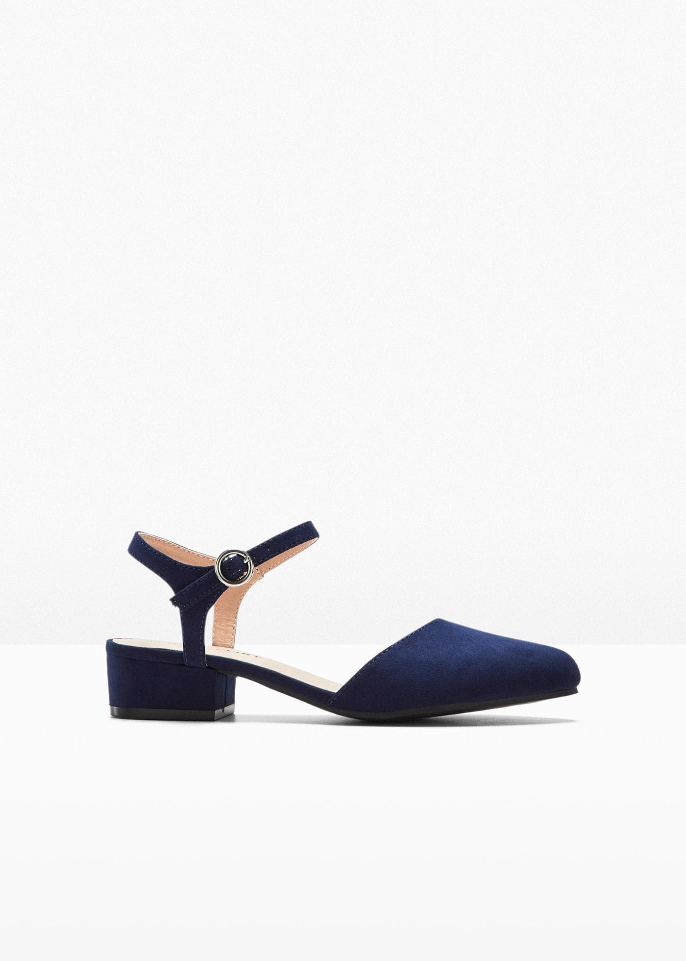 Slingback pumps met een lage hak
