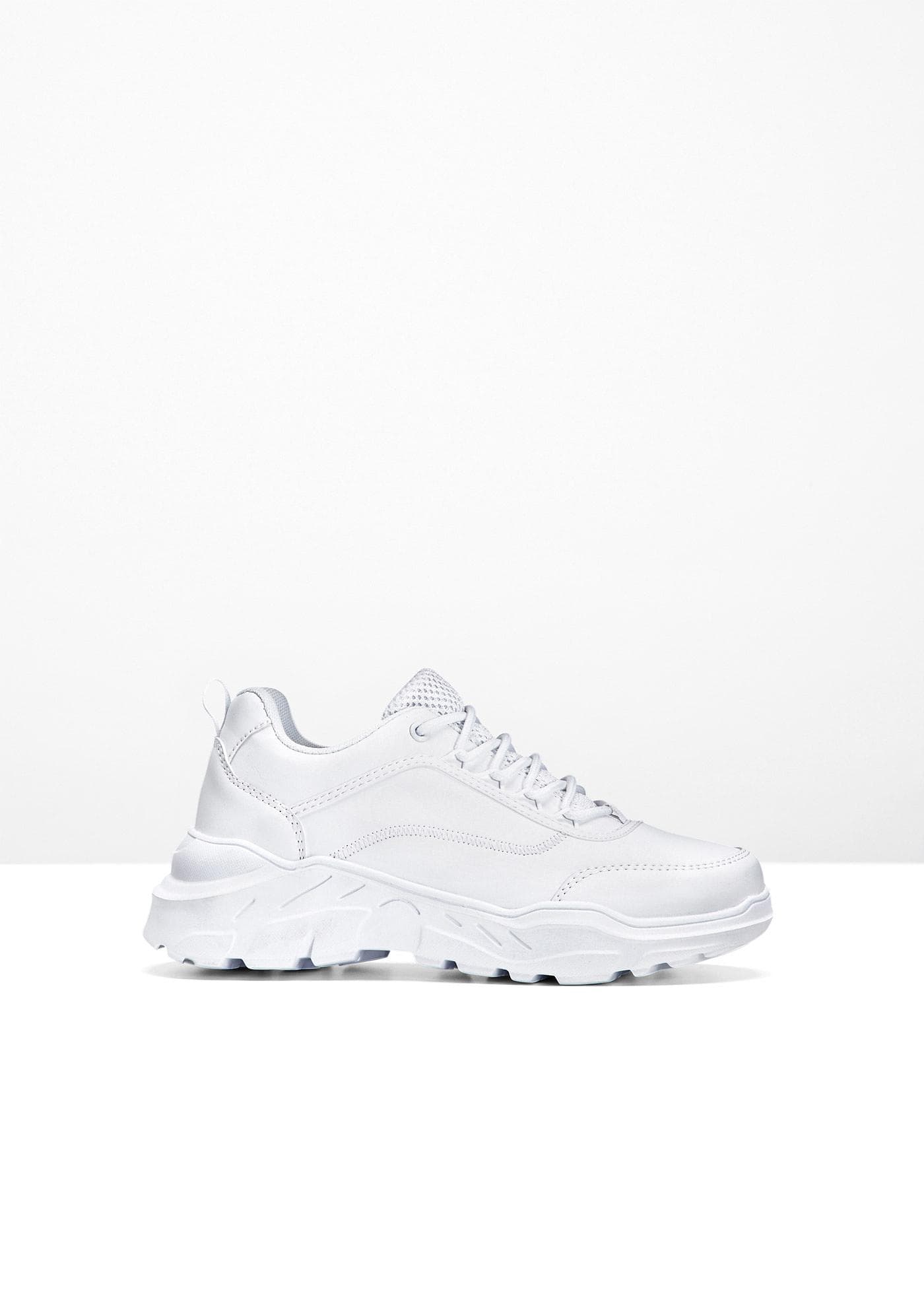 Chunky sneakers met een lichte zool