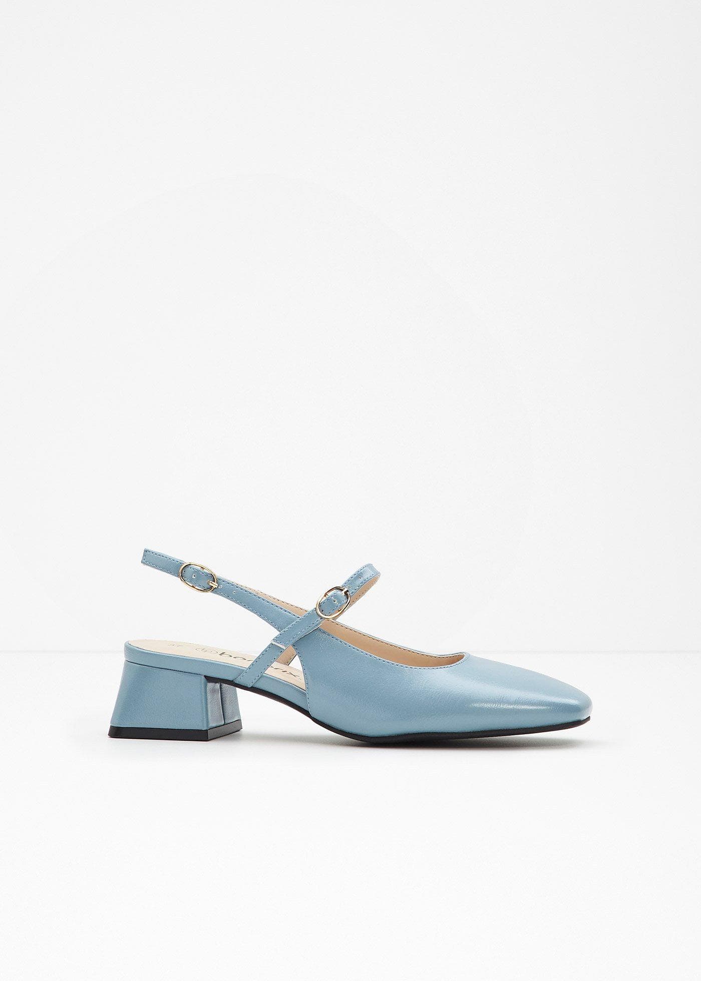 Slingback pumps met riempje