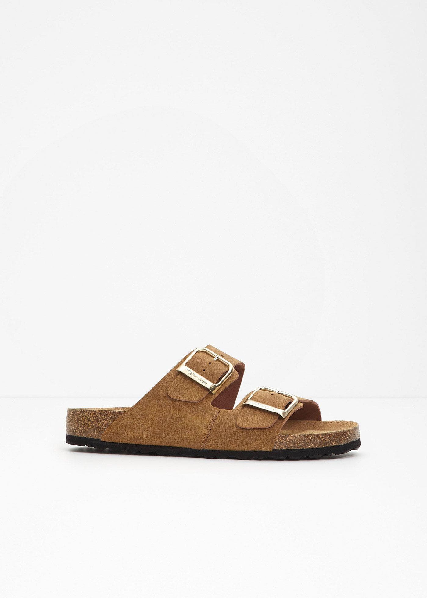 Leren slippers van Tamaris