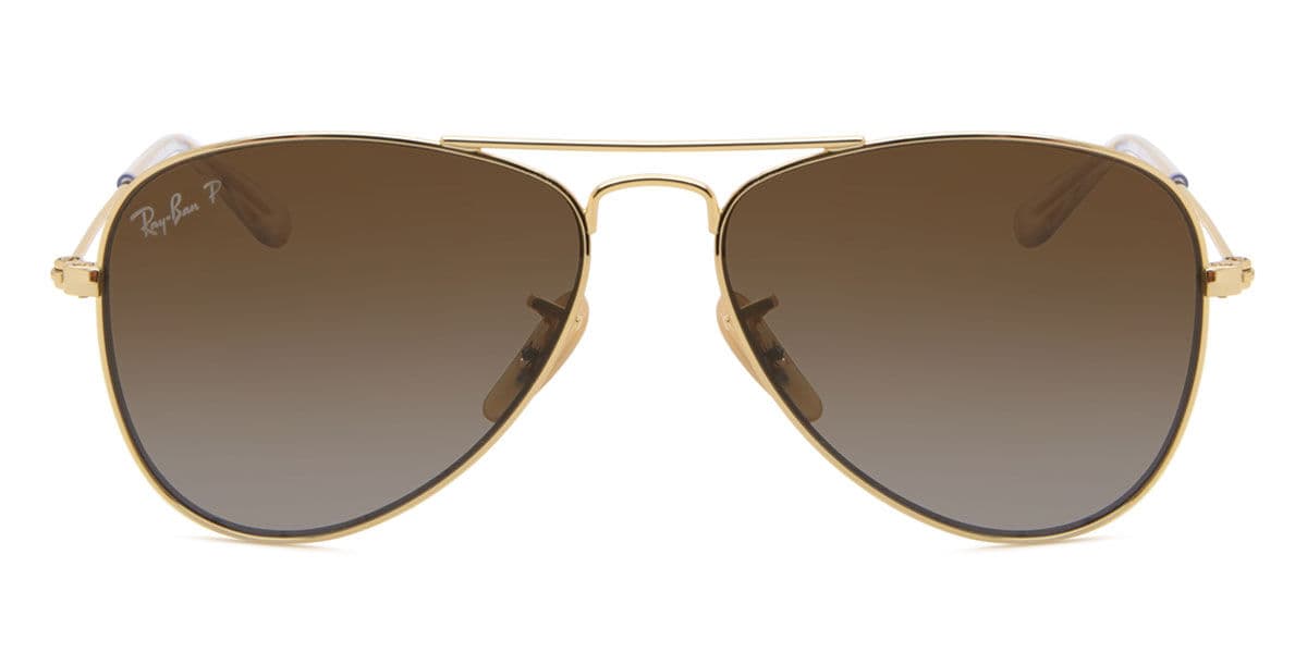 Ray-Ban Kinder RJ9506S Junior Aviator 223/T5 Goud Kinder Zonnebril