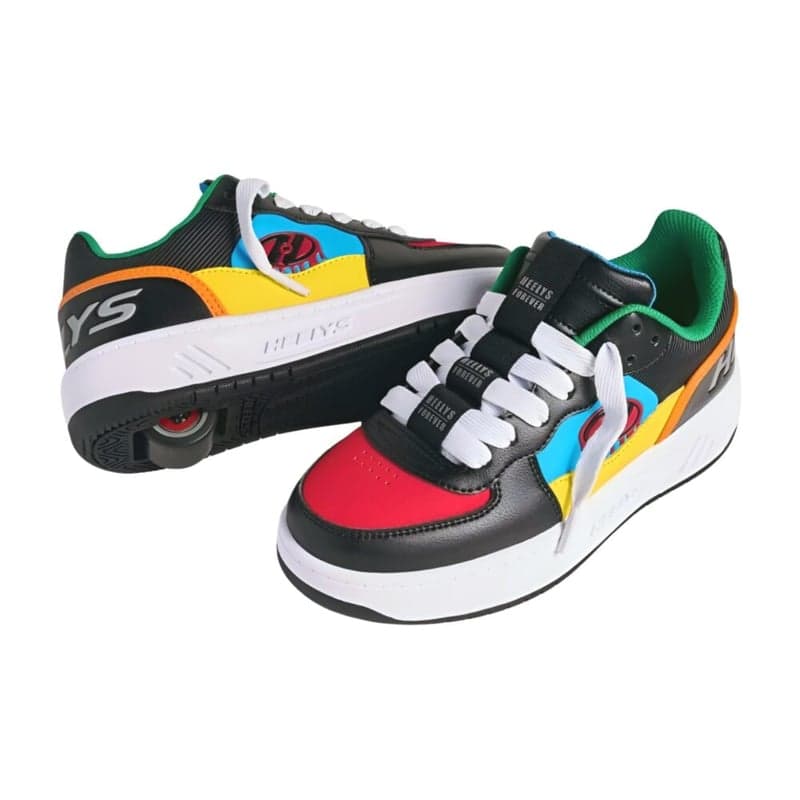 Heelys - Rezerve Low Black Red Cyan Yellow - Rolschoenen - 36.5