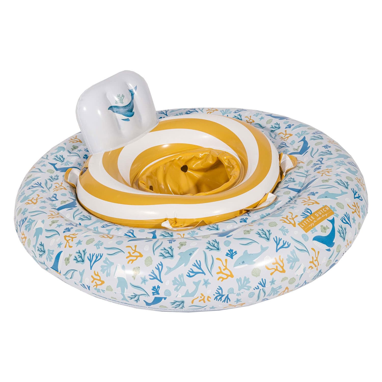Little Dutch ocean dreams baby zwemring blauw, 67cm