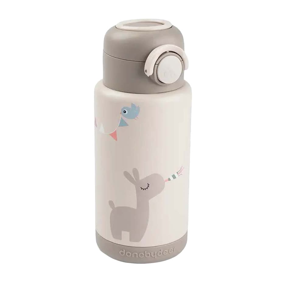 Done By Deer geïsoleerde drinkfles celebration - beige