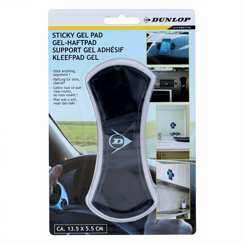 Dunlop Antislip Gelpad - PVC, Zwart, 13 cm