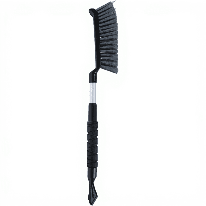Dunlop IJskrabber met Borstel - Uitschuifbaar, zwart, 71 cm