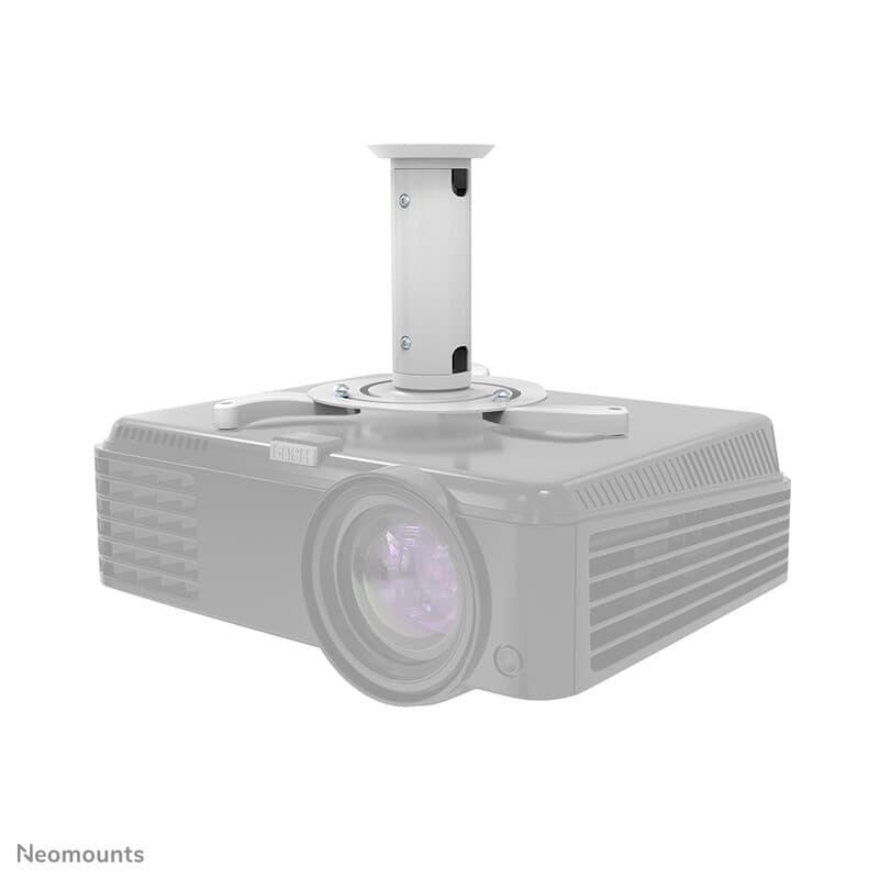 Neomounts BEAMER-C80WHITE Beamer plafondbeugel - h 13-20 cm - full motion