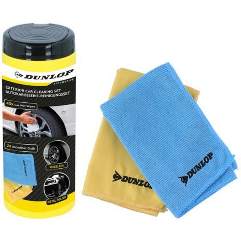 EDCO Auto Reinigingsset - 2 stuks, Microvezeldoeken en Nat Wipes