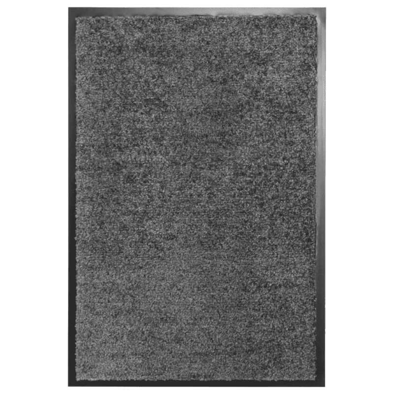 VidaXL wasbare deurmat - 40 x 60 cm, antraciet