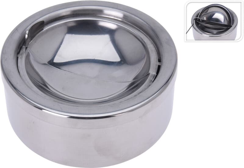 RVS Asbak - Zilver