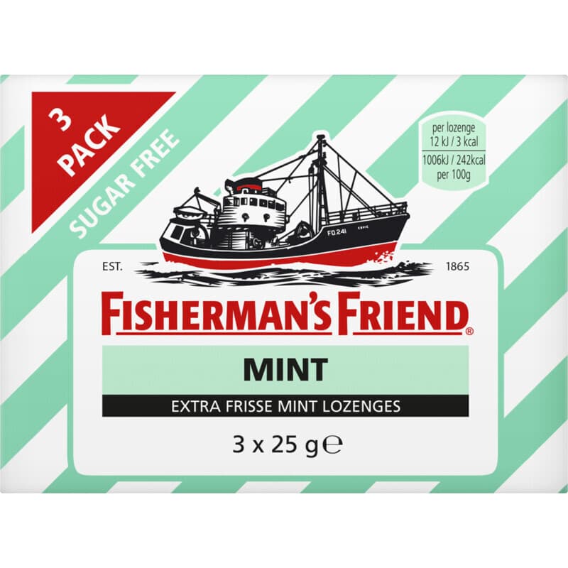 Fisherman's Friend Munt Suikervrij - 75 g