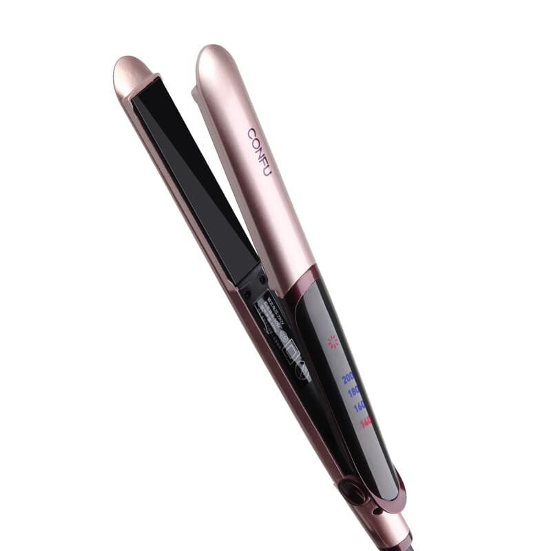 CONFU 529 spalk steil haar krullend haar dual-purpose niet-verwondend haar negatieve ion curling stick pony rechttrekken board clip