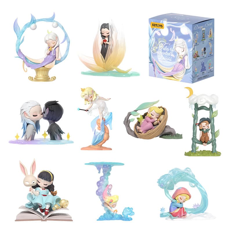 52TOYS Sleep幻境系列-绮梦物语 schattig blind box trendy anime-speelgoed verjaardagscadeau willekeurig individueel