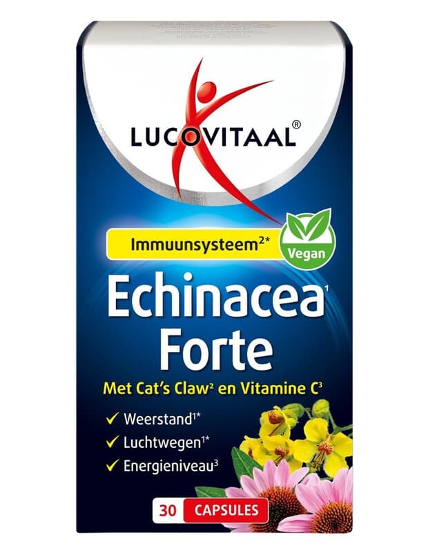 Lucovitaal Echinacea Forte + Cat's Claw 30 capsules