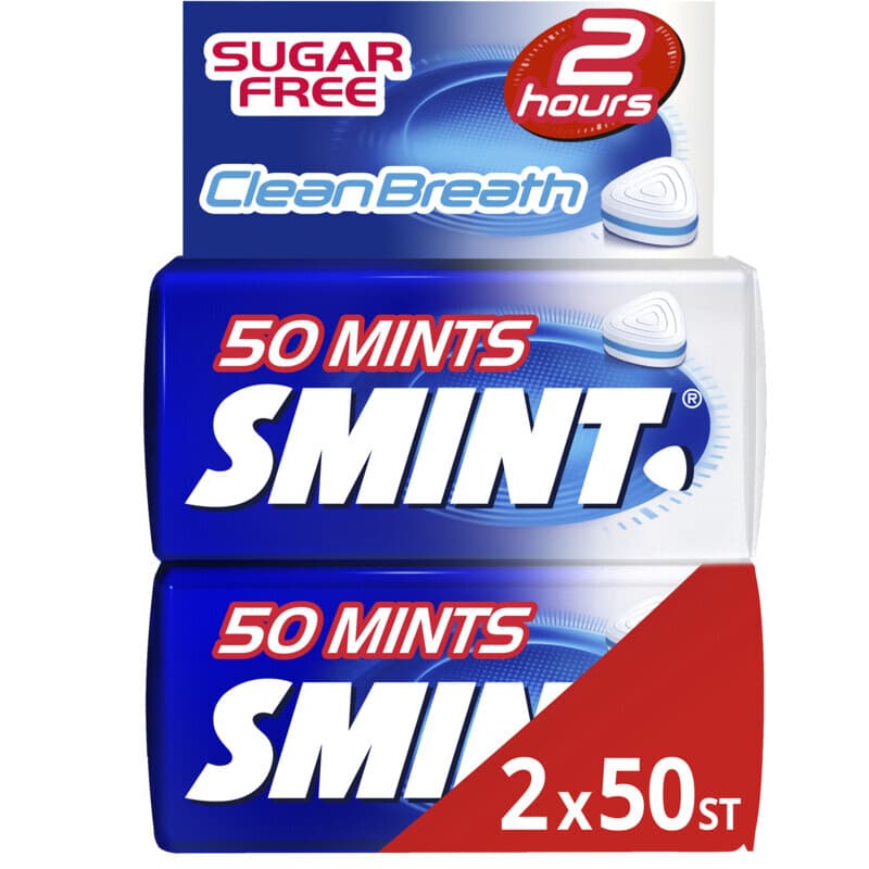 Smint Clean Breath Pepermunt - 70 g
