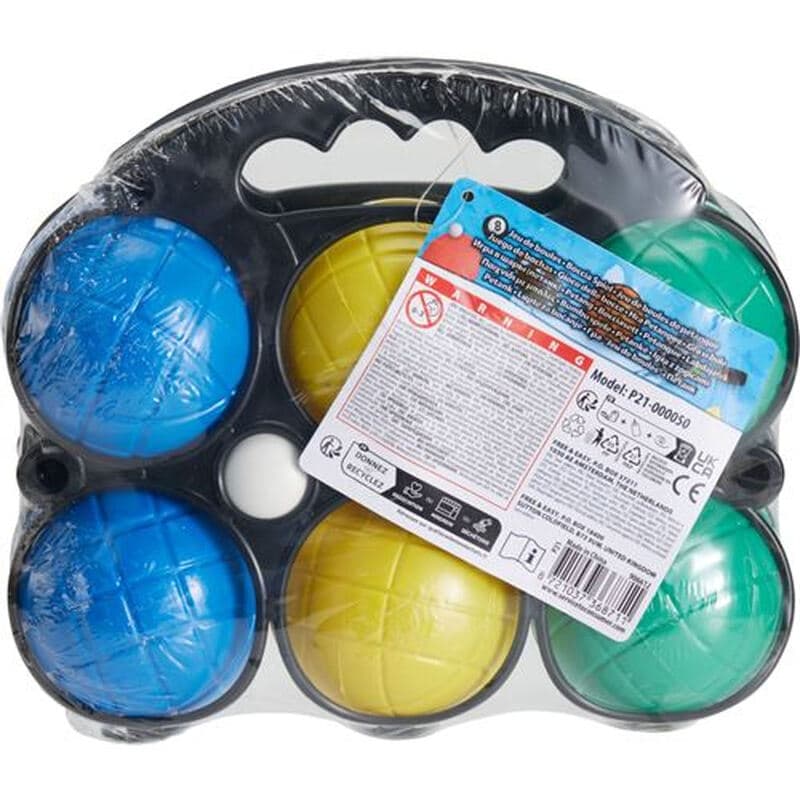 Boules-set met 6 ballen