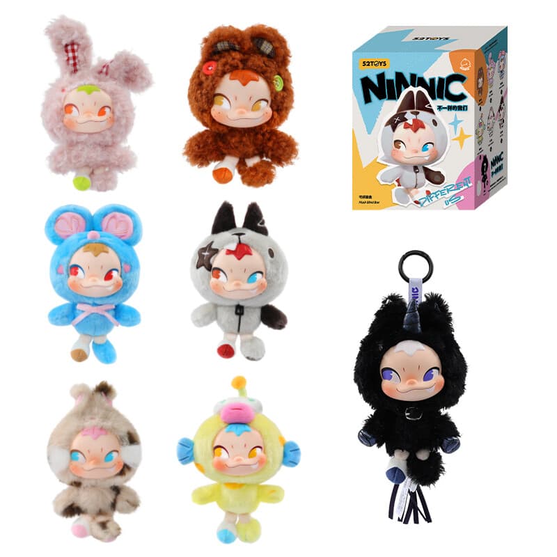 52TOYS NINNIC We Are Different Serie Pluche Hanger Blind Box Trendy Verzameldoll Desktop Sierstuk Verjaardagscadeau Eén Willekeurige Figuur Per