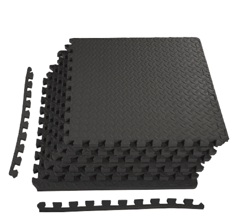 Sportvloertegels (6 stuks) Dikte 1,2 cm Dikke schuimvloertegels met puzzelverbinding voor sportscholen, vloeren, training, fitnessapparatuur,