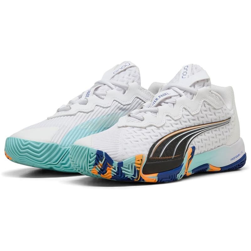 Puma Nova Elite witte, zwarte en blauwe sneakers 46