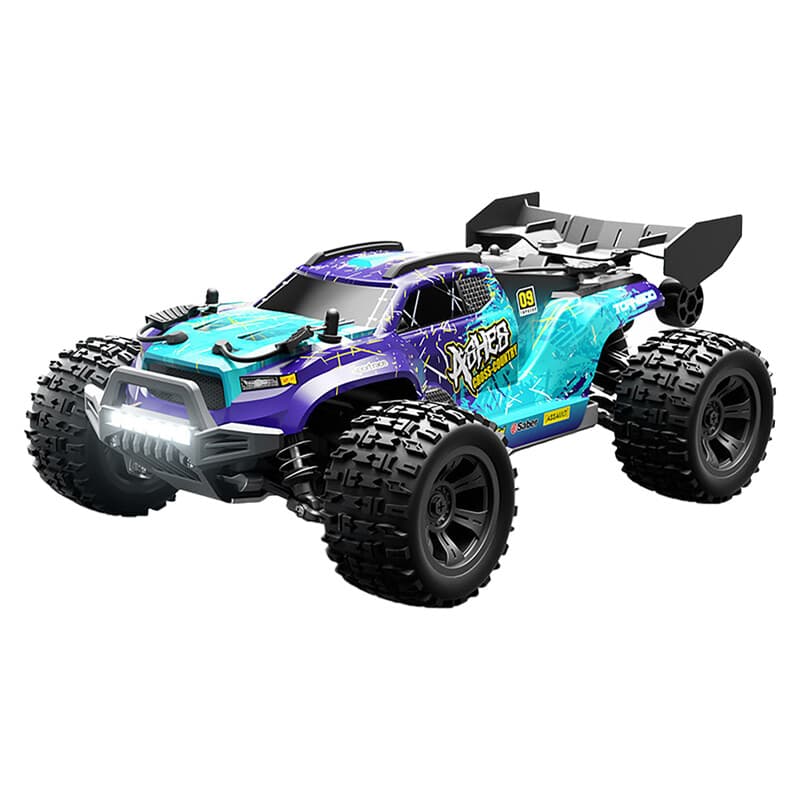 1:18 Schaal Volwassenen All-Terrain RC Auto – 40+ km/u Hoge Snelheid 4WD Off-Road RC Truck met 1 Oplaadbare Batterij, 2,4 GHz Elektrisch