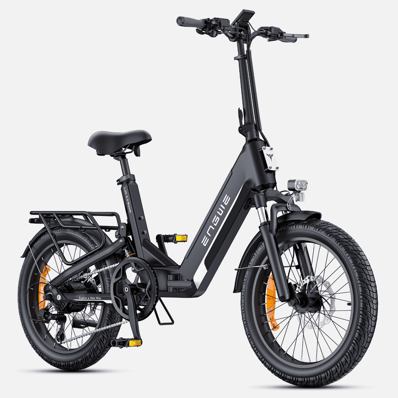 ENGWE L20 3.0 Boost elektrische fiets, met app, 48 V 13,5 Ah accu tot 135 km, koppelsensor en hydraulische remmen, 20 x 3,0 banden, oplaadtijd 2 uur -