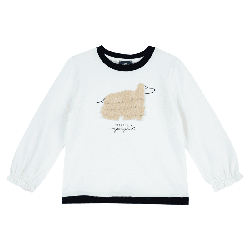 Chicco T-shirt met lange mouwen 104 naturel