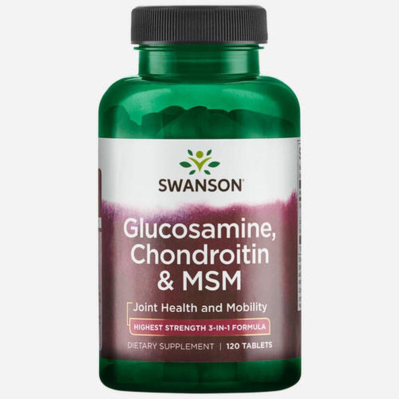 Swanson glucosamine, chondroïtine en MSM 250/200/150 120 tabletten