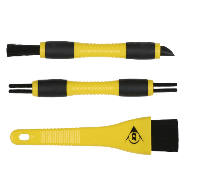 Dunlop Auto Reinigingsborstelset - 3 stuks, Zwart/Geel