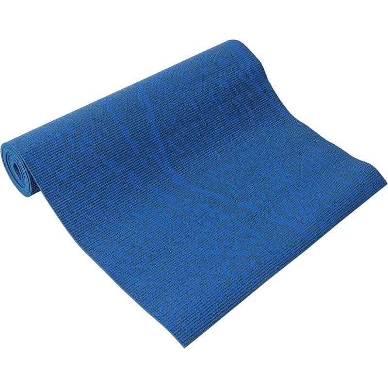6MM Print Yoga Mat 24" x 72" Volledig patroon, Yoga Pilates Fitness en Vloeroefeningen thuis, Sportschool Antislip