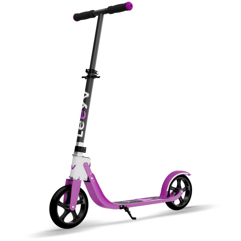 LEEYV step RV205, step voor kinderen van 6–12 en volwassenen, max. draagvermogen 100 kg, verstelbare hoogte, lichtgewicht 2-wielig, opvouwbare