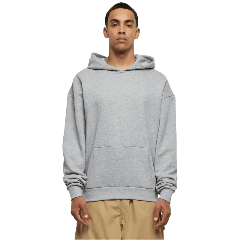 Urban Classics ultrazware hoodie van sweatstof en fleece - hoodies grijs XXL