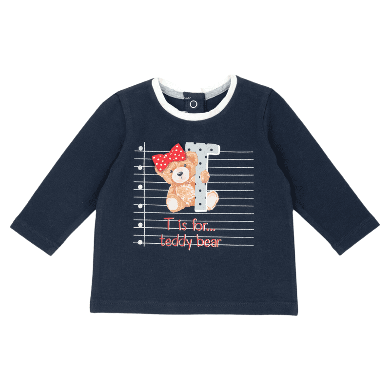 Chicco T-shirt met lange mouwen - 74 - donkerblauw