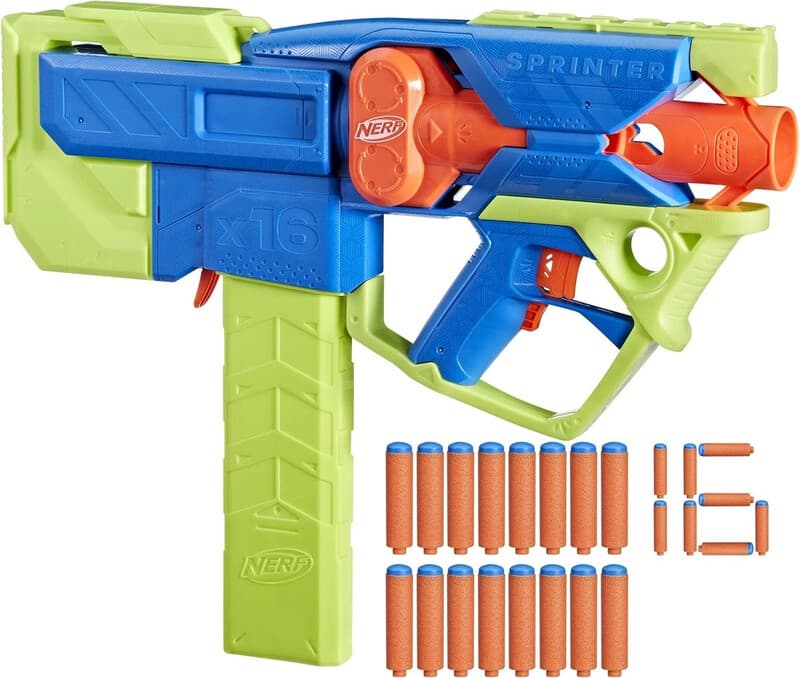 Nerf N Series Sprinter Blaster - kunststof, bereik tot 27 meter