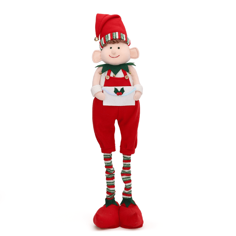 SALCAR kerstelfen voor kerstdecoratie, 48-70 cm (verstelbare benen voor hoogteverstelling)