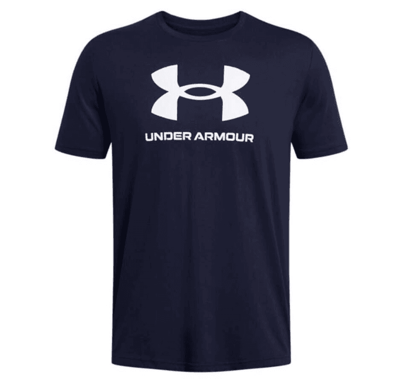 Under Armour Sportstyle logo - marineblauw XL