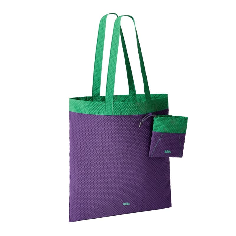 Beneunder GP155 paarse opvouwbare hand- en crossbodytas met grote capaciteit