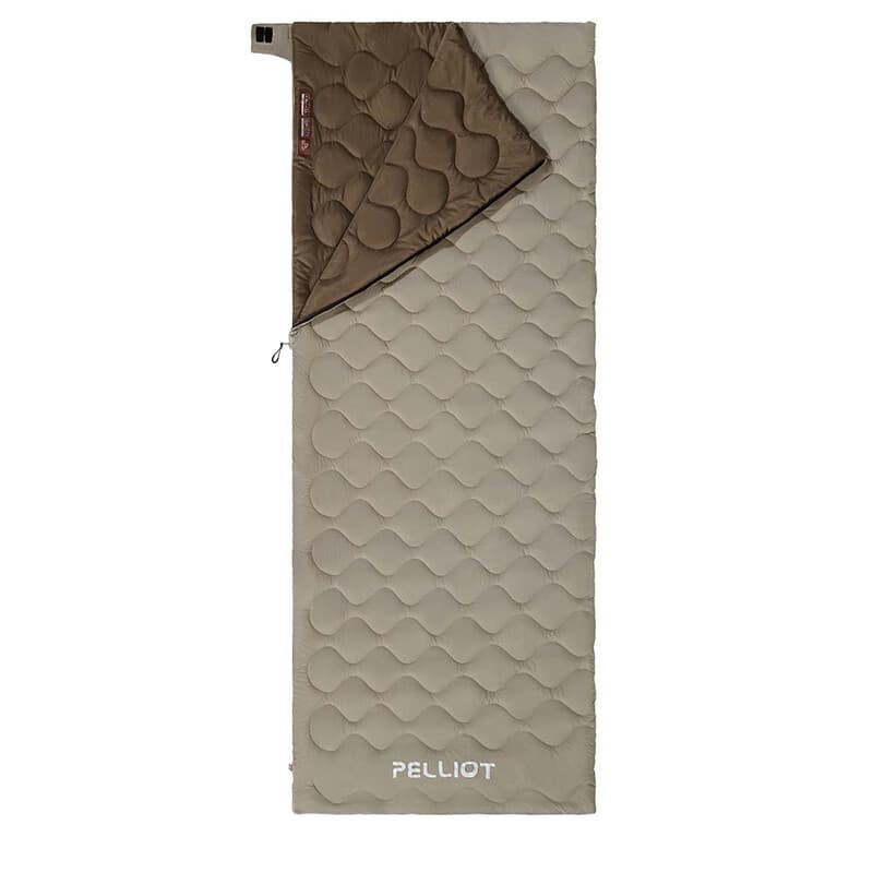 PELLIOT slaapzak voor buiten met Primaloft-isolatie, lichtgewicht envelop-stijl draagbare kampeerdeken voor volwassenen, khaki