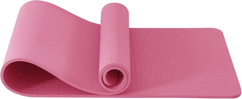 MISS LULU Goede nacht yoga mat oefenmatten workout pilates fitnessmat voor vrouwen mannen antislip dik 10mm hoge dichtheid gymnastiekmaten met