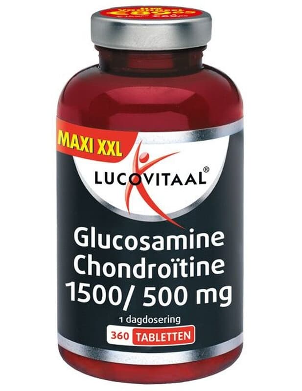 Lucovitaal glucosamine chondroïtine 1500/500 mg maxi XXL – 360 tabletten